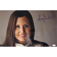 Ashley Force NHRA Driver Signed 12x18 Glossy Photo JSA Authenticated
