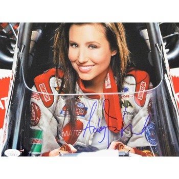 Ashley Force NHRA Driver Signed 12x18 Glossy Photo JSA Authenticated