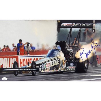 Brittany Force NHRA Driver Signed 12x18 Glossy Photo JSA Authenticated