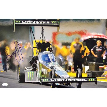 Brittany Force NHRA Driver Signed 12x18 Glossy Photo JSA Authenticated
