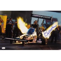 Brittany Force NHRA Driver Signed 12x18 Glossy Photo JSA Authenticated