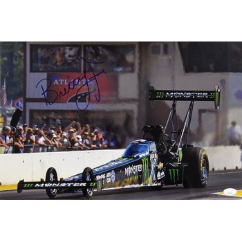 Brittany Force NHRA Driver Signed 12x18 Glossy Photo JSA Authenticated