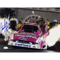Courtney Force NHRA Driver Signed 11x14 Glossy Photo JSA Authenticated