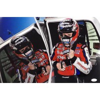 Courtney Force NHRA Driver Signed 12x18 Glossy Photo JSA Authenticated