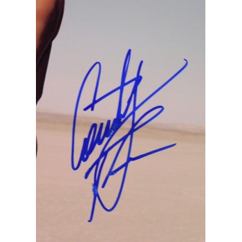 Courtney Force NHRA Driver Signed 12x18 Glossy Photo JSA Authenticated