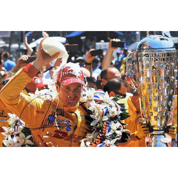 Ryan Hunter-Reay Indy Car Racer Signed 12x18 Glossy Photo JSA Authenticated