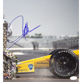 Ryan Hunter-Reay Indy Car Racer Signed 12x18 Glossy Photo JSA Authenticated