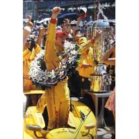 Ryan Hunter-Reay Indy Car Racer Signed 12x18 Glossy Photo JSA Authenticated