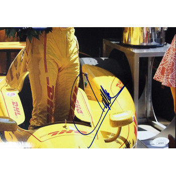 Ryan Hunter-Reay Indy Car Racer Signed 12x18 Glossy Photo JSA Authenticated