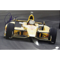 Ryan Hunter-Reay Indy Car Racer Signed 12x18 Glossy Photo JSA Authenticated