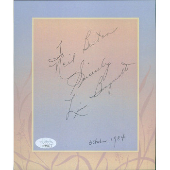 Lina Basquette Actress Signed 6.5x8 Stationary Note JSA Authenticated Lina Basquette Actress Signed 6.5x8 Stationary Note JSA Authenticated