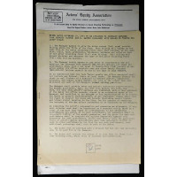 Joan Bennett Actress Signed Typed Never Too Late Contract JSA Authenticated