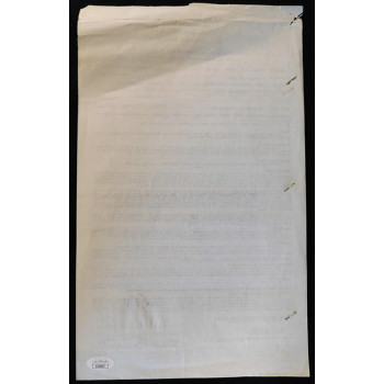 Joan Bennett Actress Signed Typed The Reluctant Debutante Contract JSA Authentic