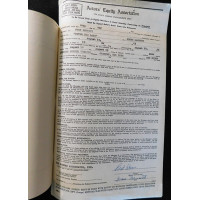 Joan Bennett Actress Signed Typed Never Too Late Contract JSA Authenticated