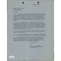 Fanny Brice Actress Signed Typed Contract Your All-Time Hit Parade JSA Authentic