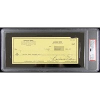 Barbara Eden Actress Signed Bank Check PSA Authenticated