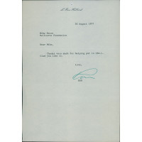 L. Ron Hubbard Scientology Founder Signed Typed Letter JSA Authenticated L. Ron Hubbard Scientology Founder Signed Typed Letter JSA Authenticated