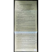Fuzzy Knight Signed Typed Contract For Lady And The Cowboy JSA Authenticated