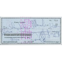 Carol Lynley Actress Signed Cancelled Check JSA Authenticated