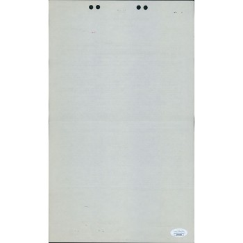 Adolphe Menjou Actor Signed William Morris Agency Contract JSA Authenticated