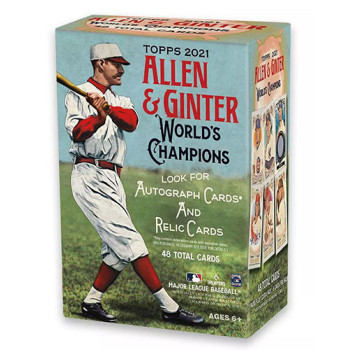 2021 MLB Topps Allen & Ginter World’s Champions Baseball Trading Card Blaster Box