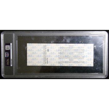 All-Star Major League Baseball Game 1967 Full Ticket Anaheim Stadium PSA 7 NM