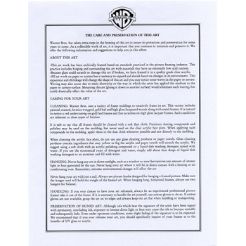 Andre Agassi Tennis Signed Warner Brothers Volley Folly Animation Cel LE /500