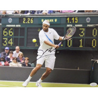 James Blake Tennis Star Signed 11x14 Matte Photo JSA Authenticated