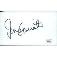 Jennifer Capriati Tennis Star Signed 3x5 Index Card JSA Authenticated Jennifer Capriati Tennis Star Signed 3x5 Index Card JSA Authenticated