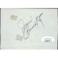 Jimmy Connors Tennis Star Signed 3x4.25 Cut Page JSA Authenticated Jimmy Connors Tennis Star Signed 3x4.25 Cut Page JSA Authenticated