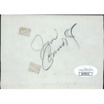 Jimmy Connors Tennis Star Signed 3x4.25 Cut Page JSA Authenticated