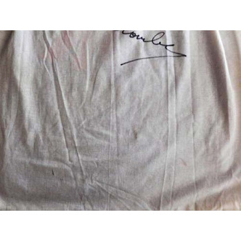 John Newcombe Tennis Signed Top Gun Tennis Ranch T-Shirt JSA Authenticated