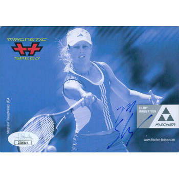 Meghann Shaughnessy Tennis Star Signed 4x6 Promo Photo JSA Authenticated