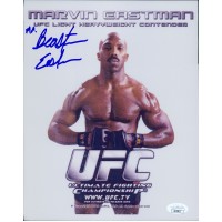 Marvin Eastman UFC MMA Fighter Signed 8x10 Glossy Photo JSA Authenticated Marvin Eastman UFC MMA Fighter Signed 8x10 Glossy Photo JSA Authenticated