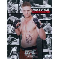 Mike Pyle UFC MMA Fighter Signed 8.5x11 Cardstock Photo JSA Authenticated Mike Pyle UFC MMA Fighter Signed 8.5x11 Cardstock Photo JSA Authenticated