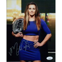 Miesha Tate MMA Fighter Signed 8x10 Glossy Photo JSA Authenticated Miesha Tate MMA Fighter Signed 8x10 Glossy Photo JSA Authenticated