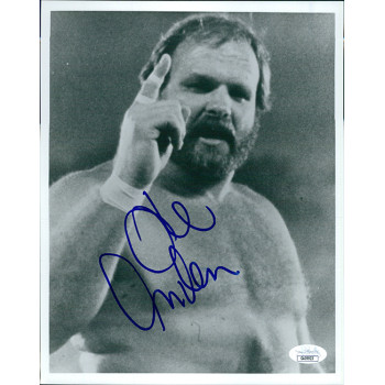Ole Anderson AWA WCW Wrestler Signed 8x10 Glossy Photo JSA Authenticated
