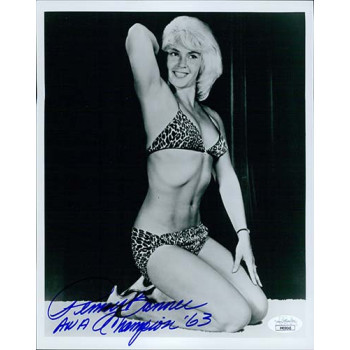 Penny Banner AWA NWA Wrestler Signed 8x10 Glossy Photo JSA Authenticated Penny Banner AWA NWA Wrestler Signed 8x10 Glossy Photo JSA Authenticated