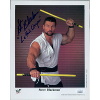 Steve Blackman WWF WWE Signed 8x10 Cardstock Promo Photo JSA Authenticated Steve Blackman WWF WWE Signed 8x10 Cardstock Promo Photo JSA Authenticated