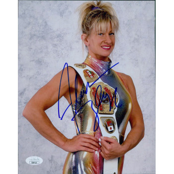 Alundra Blayze Madusa WWE WWF Wrestler Signed 8x10 Glossy Photo JSA Authentic
