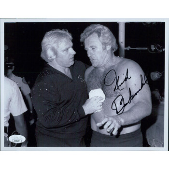Nick Bockwinkel WWE WWF Wrestler Signed 8x10 Glossy Photo JSA Authenticated Nick Bockwinkel WWE WWF Wrestler Signed 8x10 Glossy Photo JSA Authenticated
