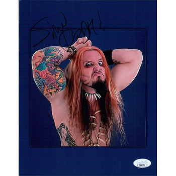 Sinn Bodhi Wrestler WWE TNA Signed 8x10 Glossy Photo JSA Authenticated
