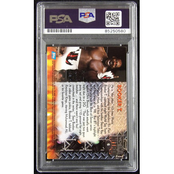 Booker T Signed 1999 Topps WCW Nitro Card #6 PSA Authenticated