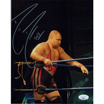 D'Lo Brown WWE WWF TNA Wrestler Signed 8x10 Glossy Photo JSA Authenticated D'Lo Brown WWE WWF TNA Wrestler Signed 8x10 Glossy Photo JSA Authenticated