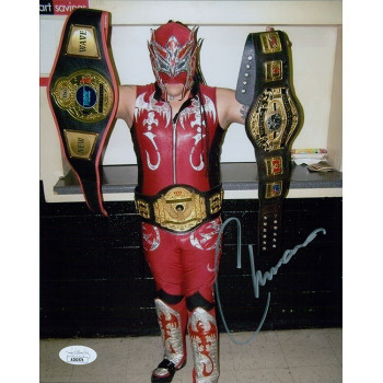 Chimaera Ricardo Rodriguez Wrestler Signed 8x10 Glossy Photo JSA Authenticated Chimaera Ricardo Rodriguez Wrestler Signed 8x10 Glossy Photo JSA Authenticated