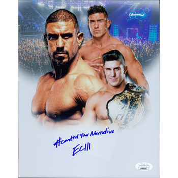 EC3 Ethan Carter WWE NXT Wrestling Signed 8x10 Glossy Photo JSA Authenticated