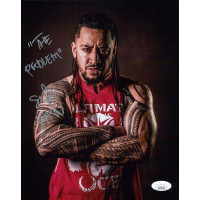 Sefa Fatu Solo Sikoa WWE Wrestling Signed 8x10 Glossy Photo JSA Authenticated Sefa Fatu Solo Sikoa WWE Wrestling Signed 8x10 Glossy Photo JSA Authenticated