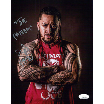Sefa Fatu Solo Sikoa WWE Wrestling Signed 8x10 Glossy Photo JSA Authenticated Sefa Fatu Solo Sikoa WWE Wrestling Signed 8x10 Glossy Photo JSA Authenticated