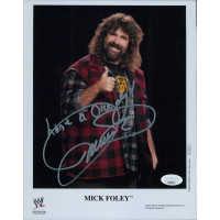 Mick Foley Mankind WWE WWF Wrestler Signed 8x10 Glossy Photo JSA Authenticated Mick Foley Mankind WWE WWF Wrestler Signed 8x10 Glossy Photo JSA Authenticated