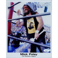 Mick Foley Mankind WWE WWF Wrestler Signed 8x10 Glossy Photo JSA Authenticated Mick Foley Mankind WWE WWF Wrestler Signed 8x10 Glossy Photo JSA Authenticated